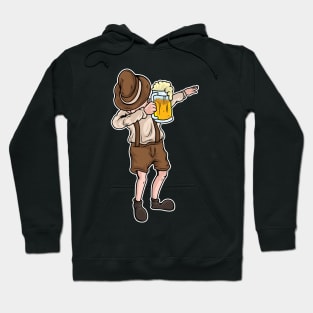 Bavaria Bavarian Man Dabbing Oktoberfest Funny Hoodie